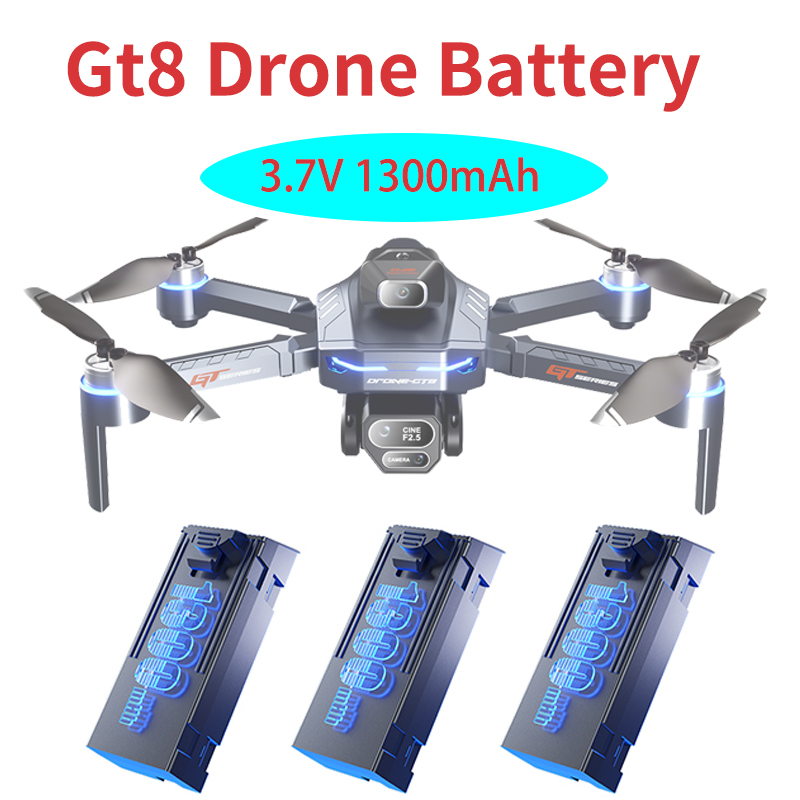 Drone Battery Li-Ion - Original 3,7 V 1300mAh GT8 Drone
