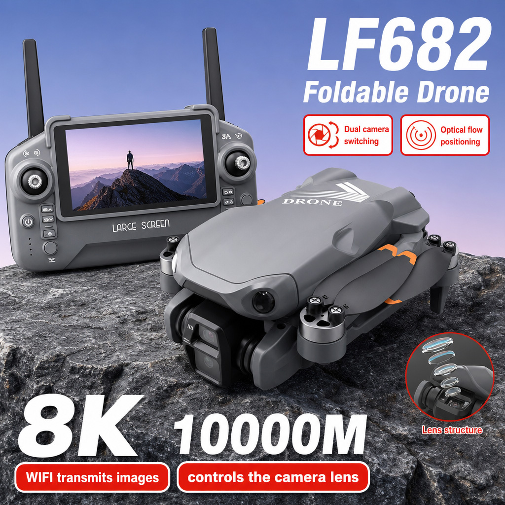 Drone Battery Box - Dron Aéreo LF682 con Cámaras Duales