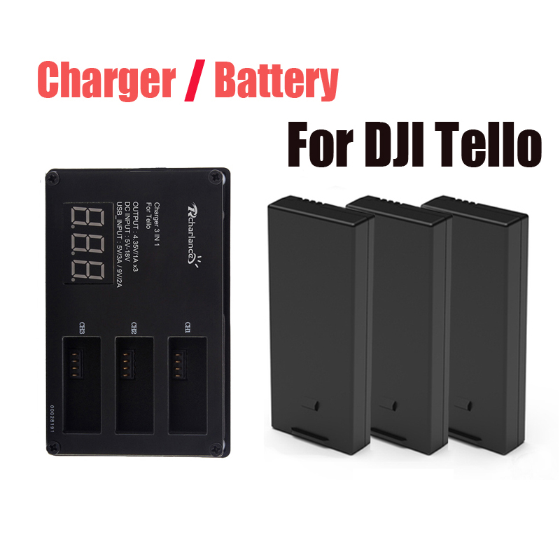Drone Battery Balance Charger - Batería Original DJI Tello/cargador de batería