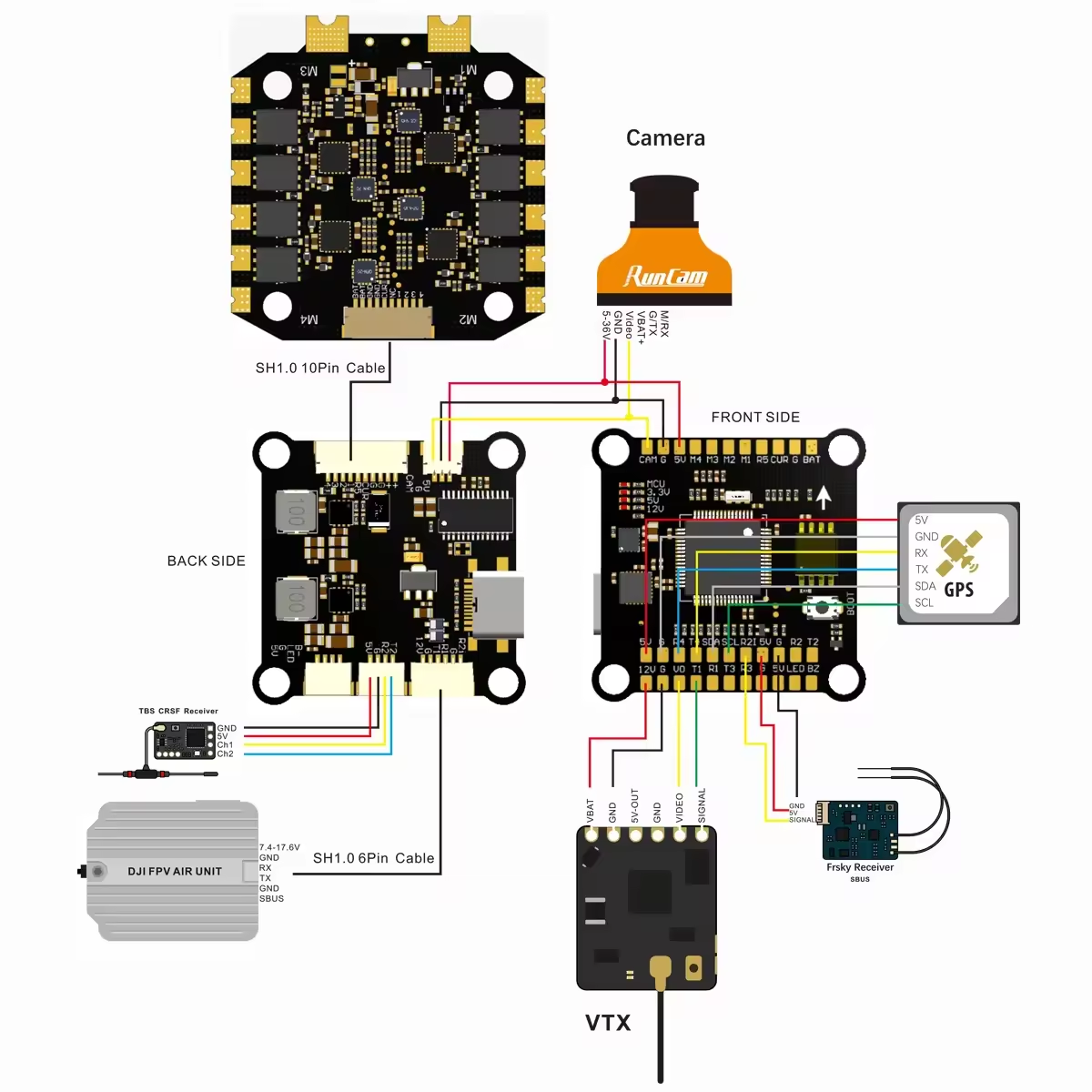 Betaflight Fc F7 - Controlador de Vuelo F405 F722 F7