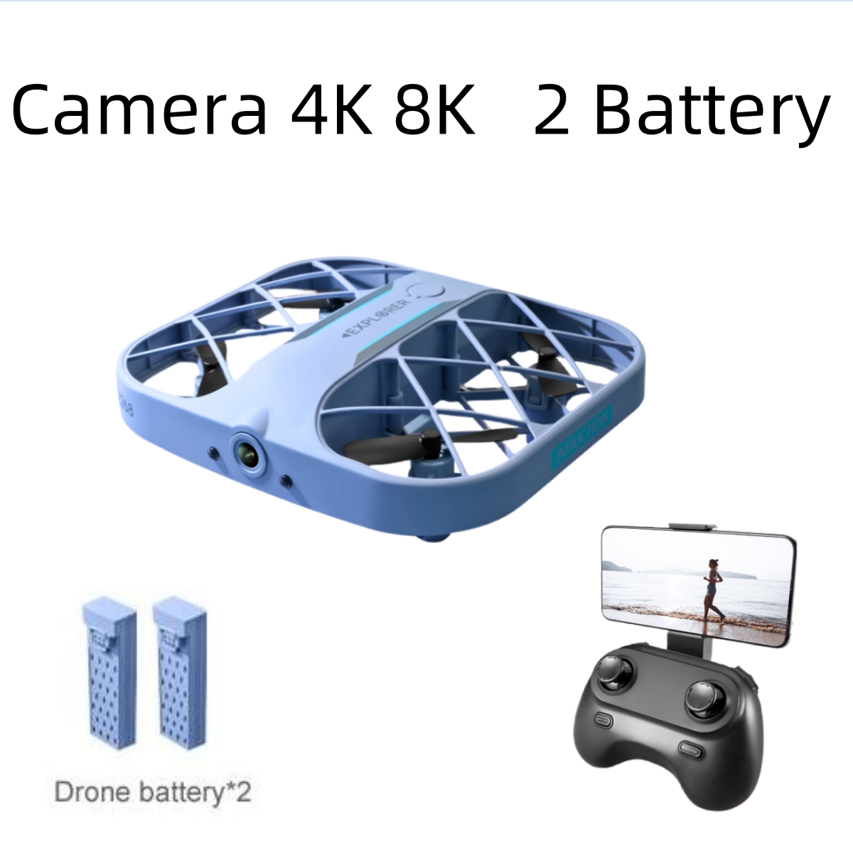 Drone Battery Box - Dron JJRC H107 FPV RC con