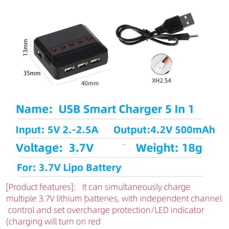 Syma X5HW X5HC X5C X5SW 3,7 V  - Drone Battery Connector reseña y precio