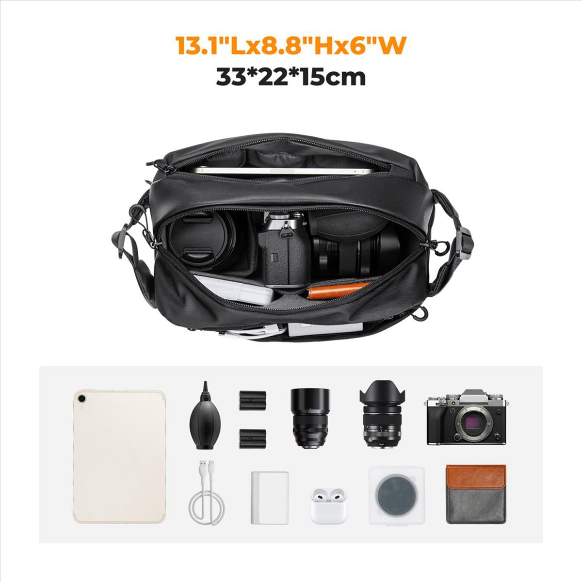 Bolso Bandolera Ligero y Dinám - Drone Battery Bag reseña y precio