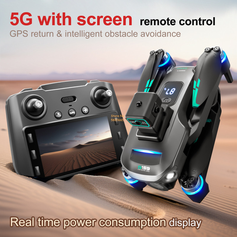 8K Cámara Dual 5G WIFI FPV Con - Drone Battery Box reseña y precio