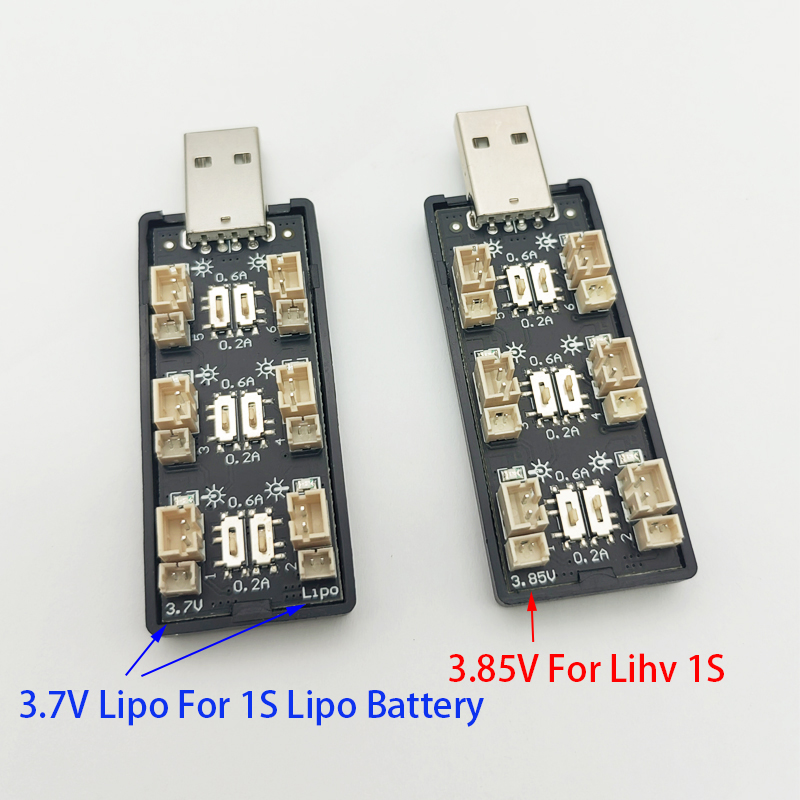 6CH USB 1S LiPo/LiHv 3,7 V/4,2 - Drone Battery Connector reseña y precio