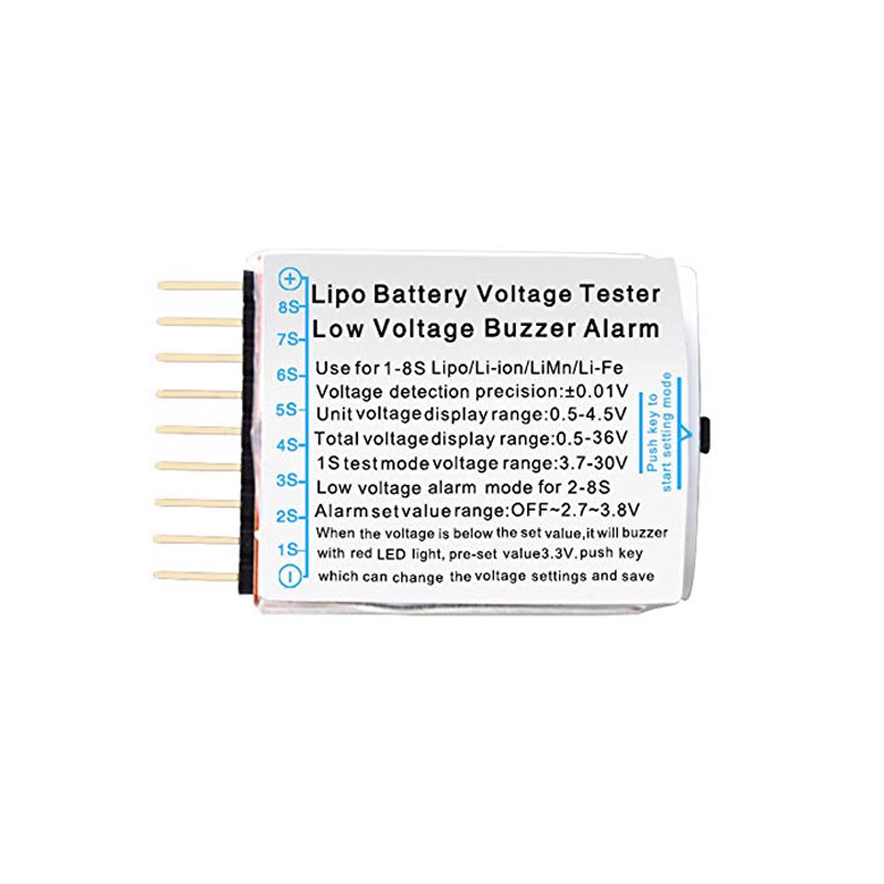 Comprobador de celdas de coche - Drone Battery Voltage Checker reseña y precio