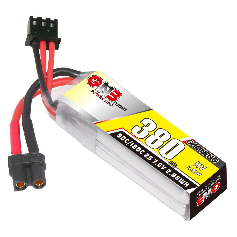 Batería Lipo GNB 2S 7,6 V 380m - Drone Battery Plate reseña y precio