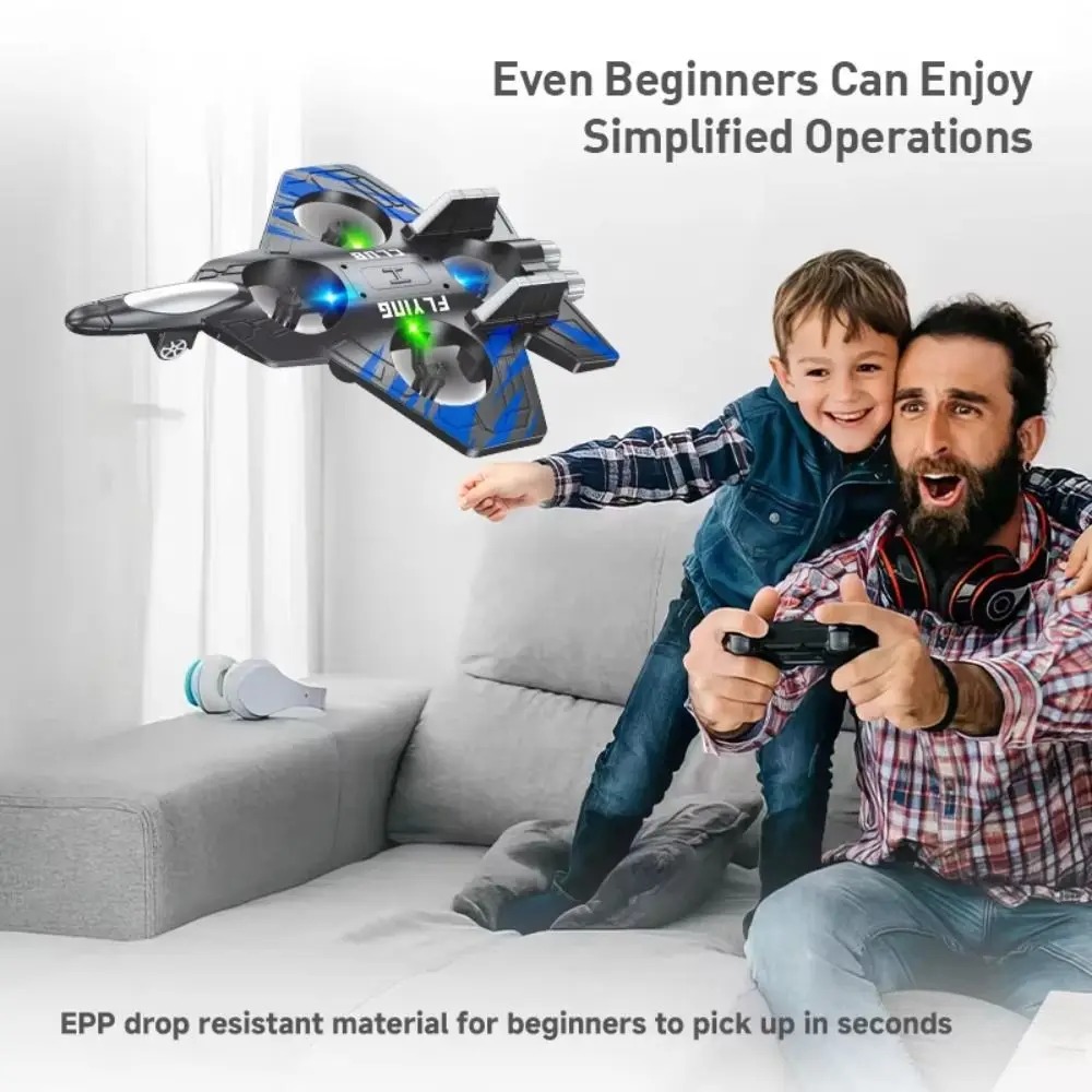 Avión de combate de espuma con - Drone Battery 4S reseña y precio
